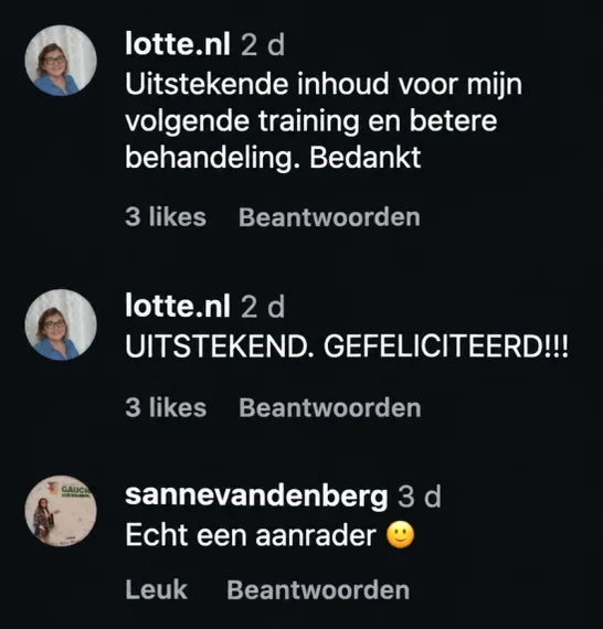 Recensie met BIG-nummer