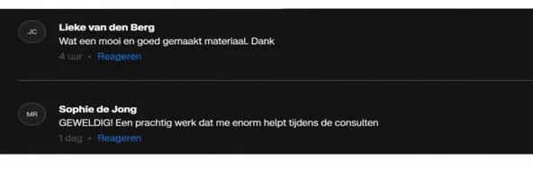Recensie met BIG-nummer